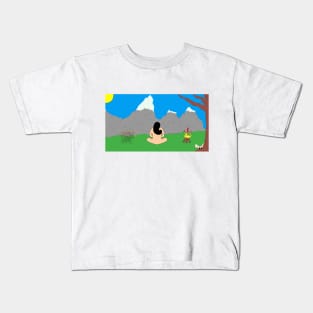 Sweet Naughty Meditation Kids T-Shirt